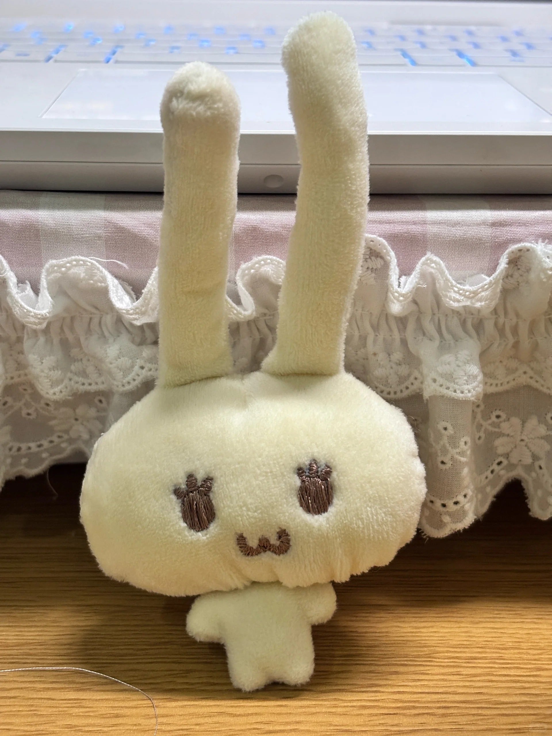 Laundry Rabbit Sewing Pattern PDF – Y2K Coreland-Style Kawaii Plushie Keychain
