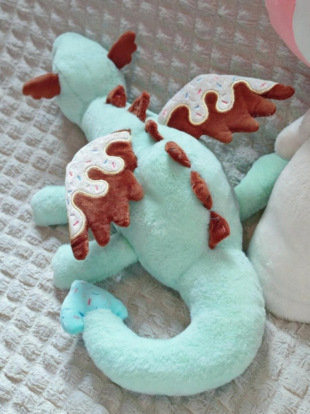 Stuffed Dragon PDF Sewing Pattern Sky Dragon Sewing Patterns Stuffed Toys Softies Baby Dragon Plushie Pattern DIY