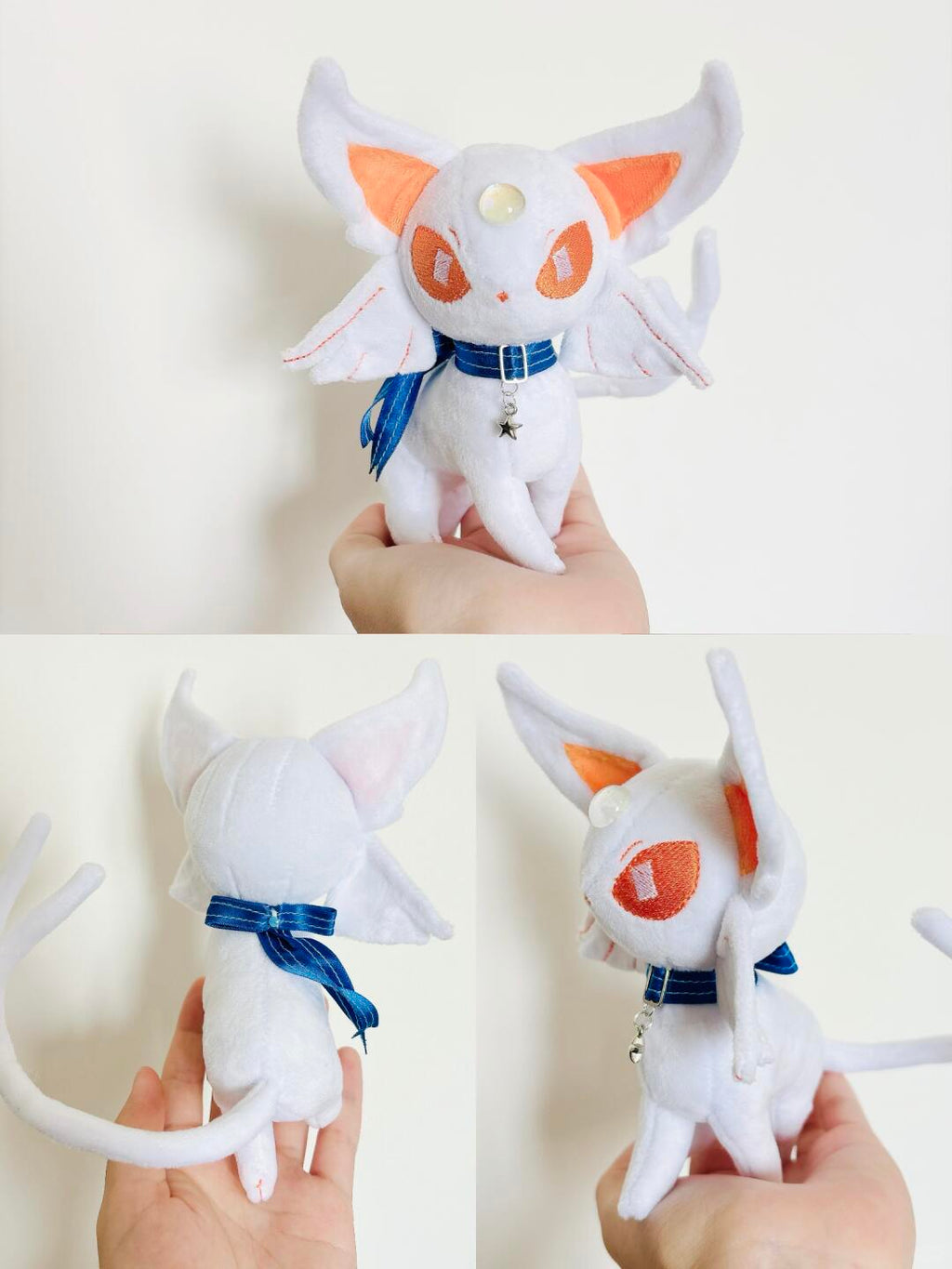 Eevee and Glaceon sewing pattern 1 – handmade plush project and finished sewing inspiration