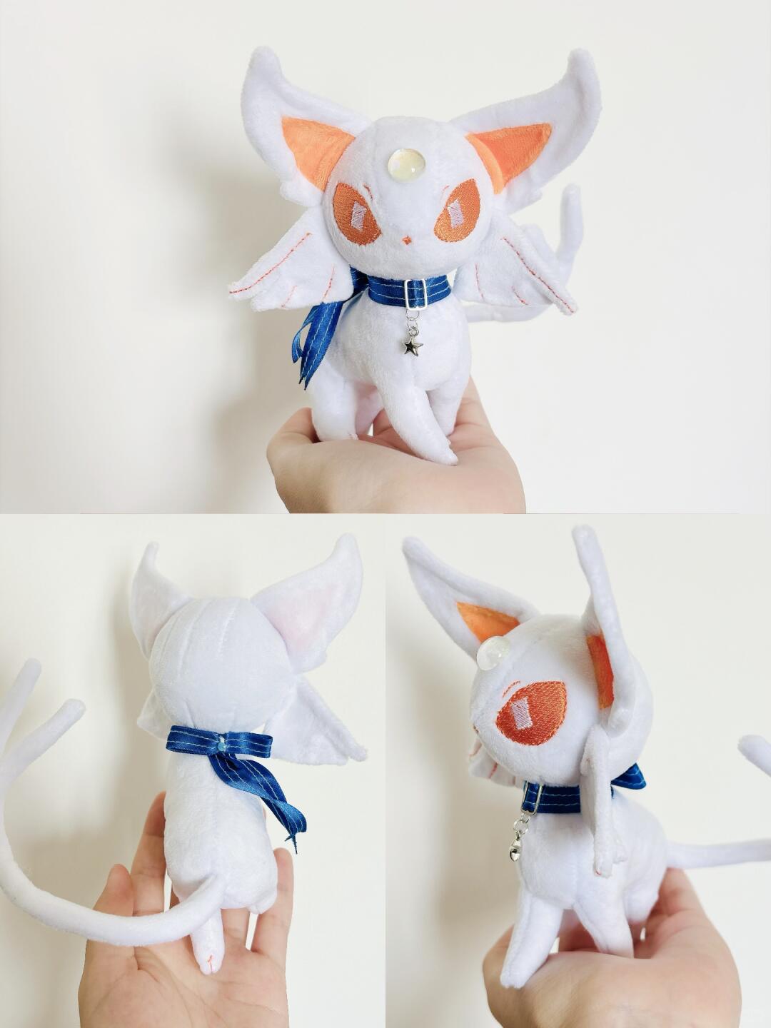 Eevee and Glaceon sewing pattern 1 – handmade plush project and finished sewing inspiration