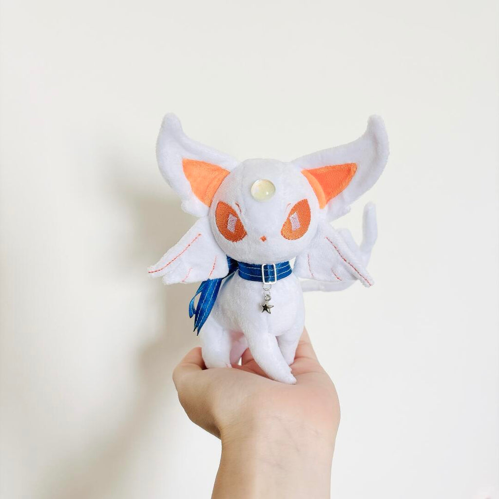 Eevee and Glaceon sewing pattern 2 – handmade plush project and finished sewing inspiration