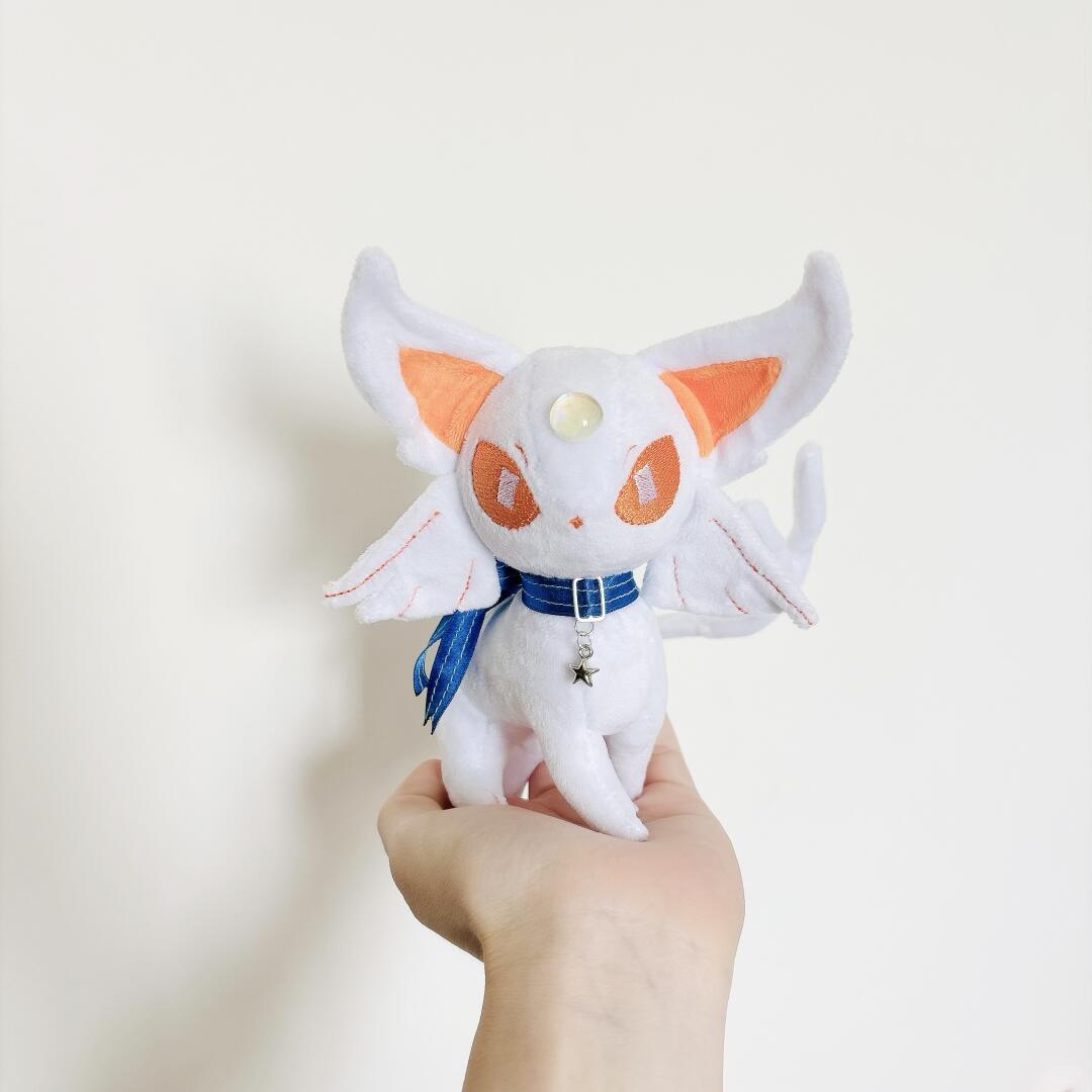 Eevee and Glaceon sewing pattern 2 – handmade plush project and finished sewing inspiration