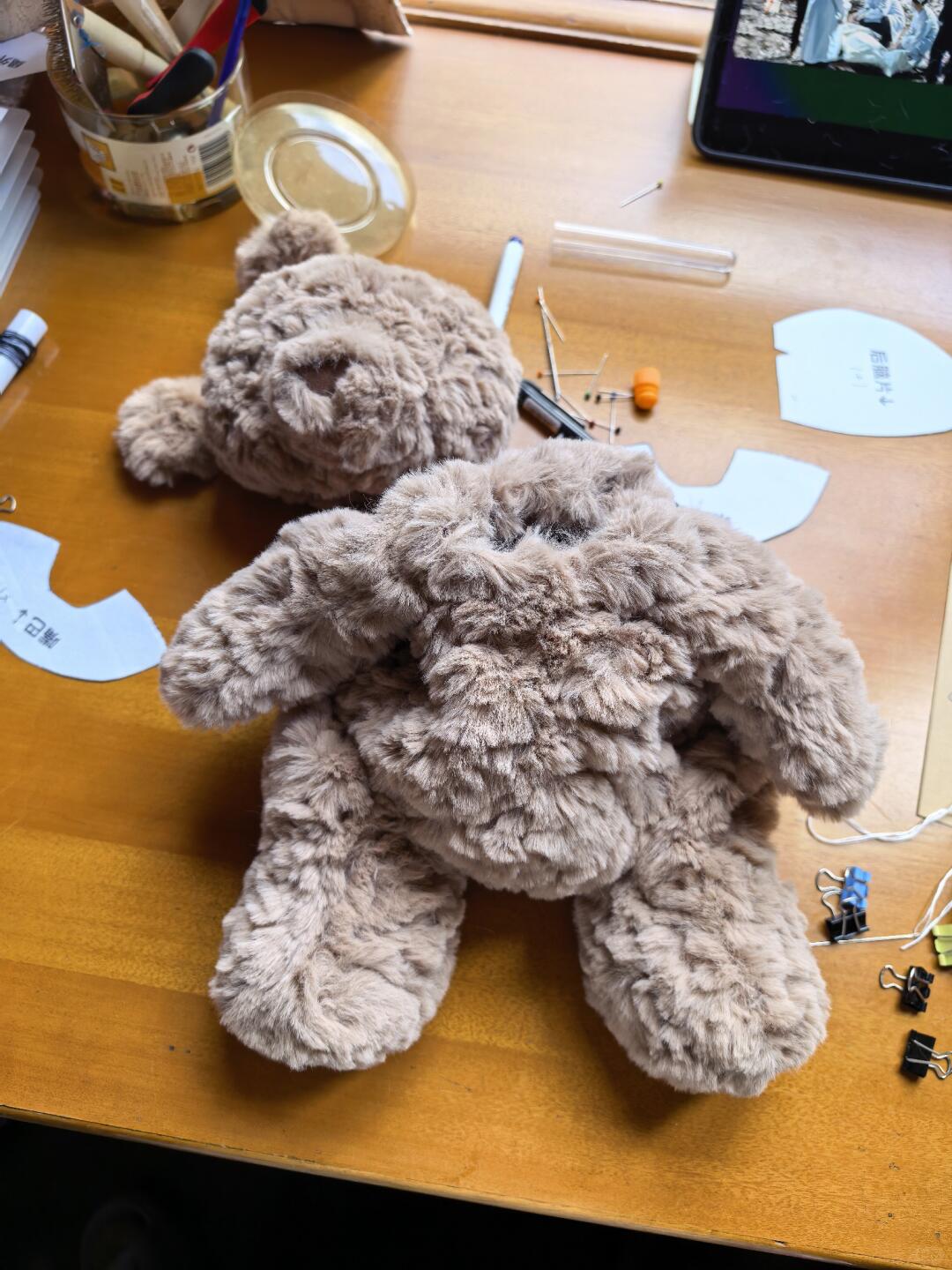 Jellycat Teddy Bear Sewing Pattern PDF + Tutorial – DIY Jellycat Bartholomew Bear Plush Toy Pattern for Beginners (Instant Download)