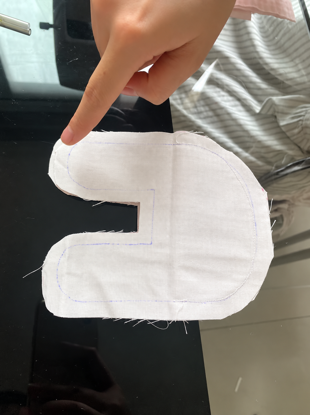 Bnny pouch sewing pattern