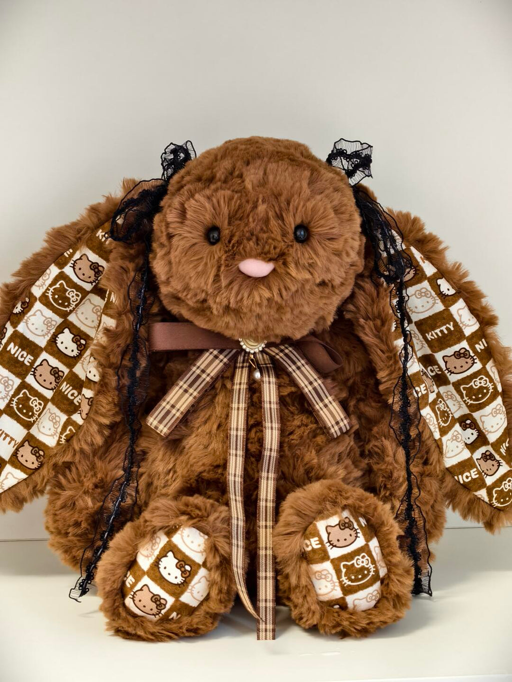 Jellycat-Style Bunny Sewing Pattern – PDF Soft Toy Rabbit Plushie Pattern