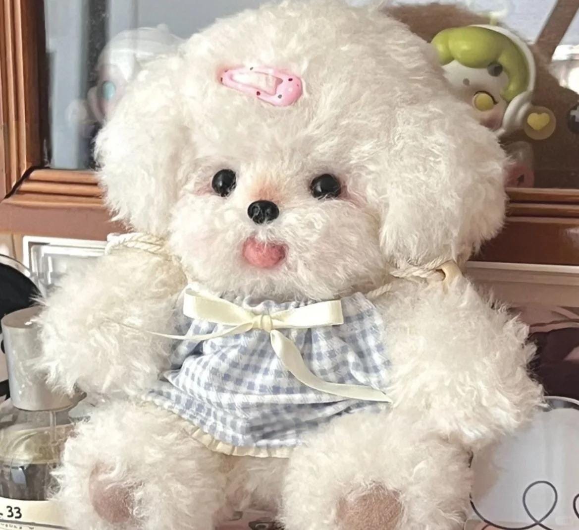 Teddy dog plushie