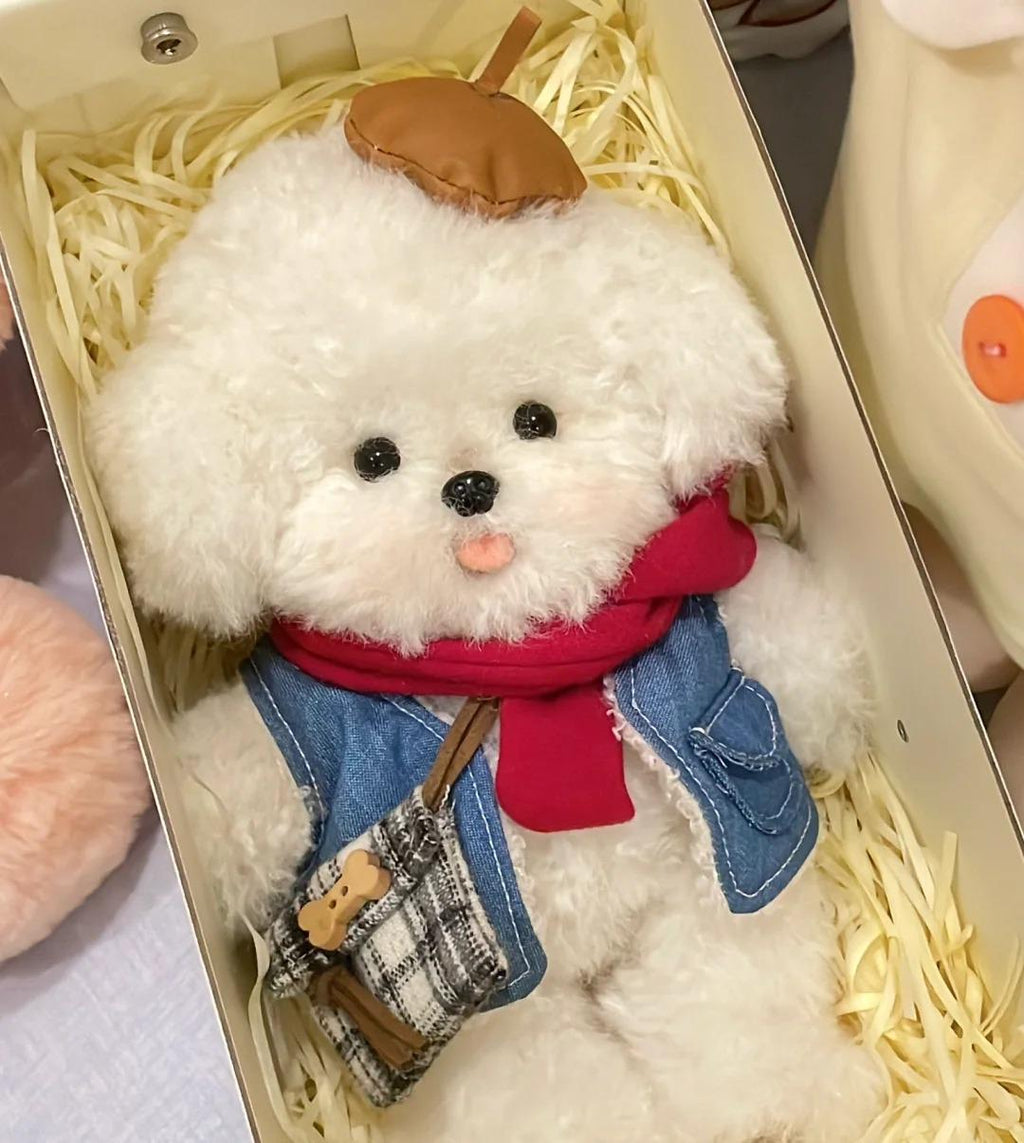 Teddy dog plushie