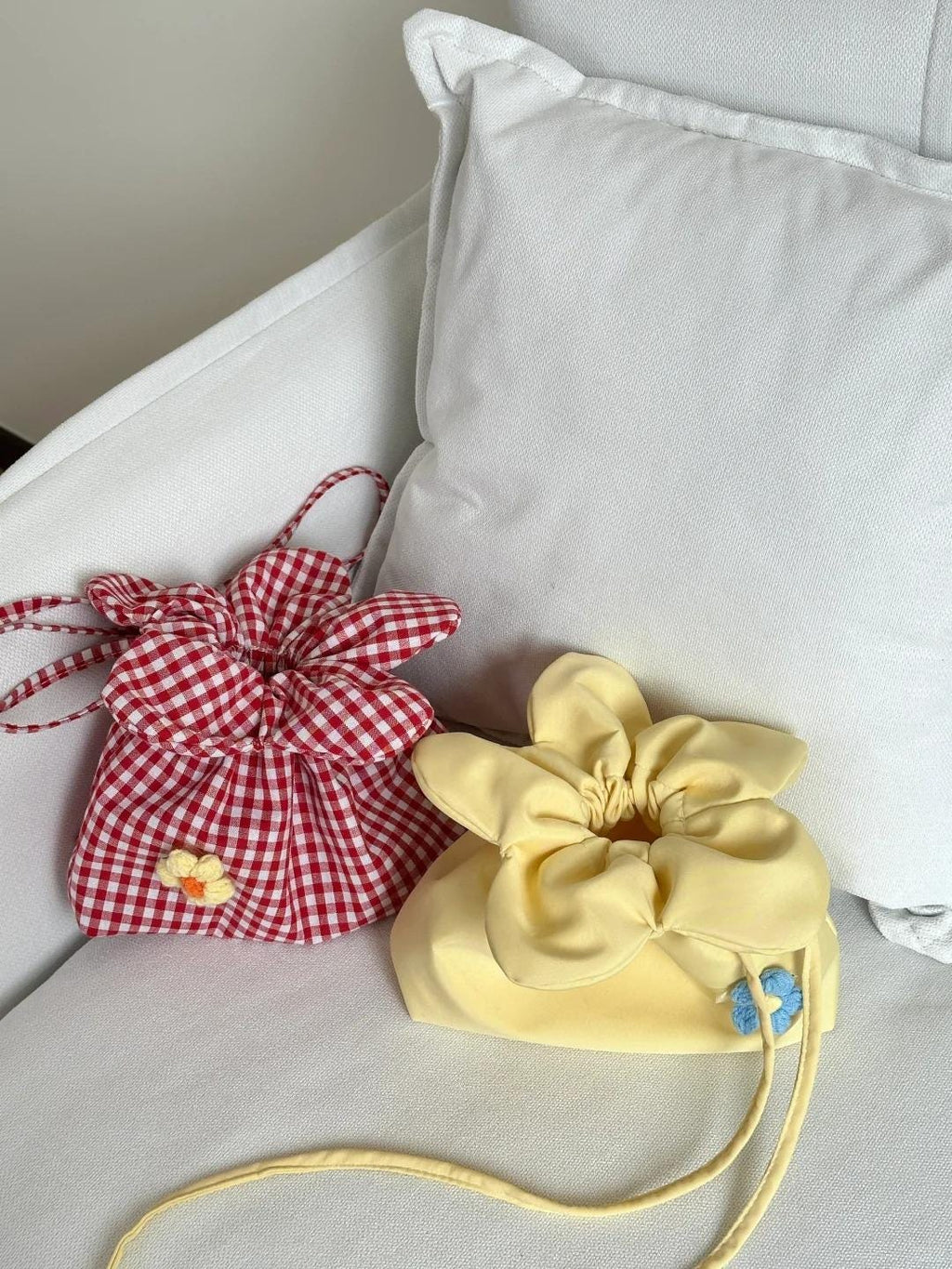 Flower Drawstring Bag Sewing Pattern, Petal Purse Pattern, Unique Crossbody Bag Pattern, Floral Shoulder Bag PDF, DIY Bag Pattern, Tutorial