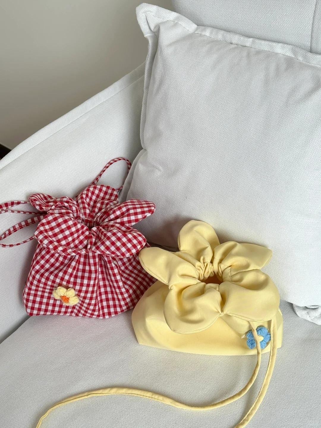 Flower Drawstring Bag Sewing Pattern, Petal Purse Pattern, Unique Crossbody Bag Pattern, Floral Shoulder Bag PDF, DIY Bag Pattern, Tutorial