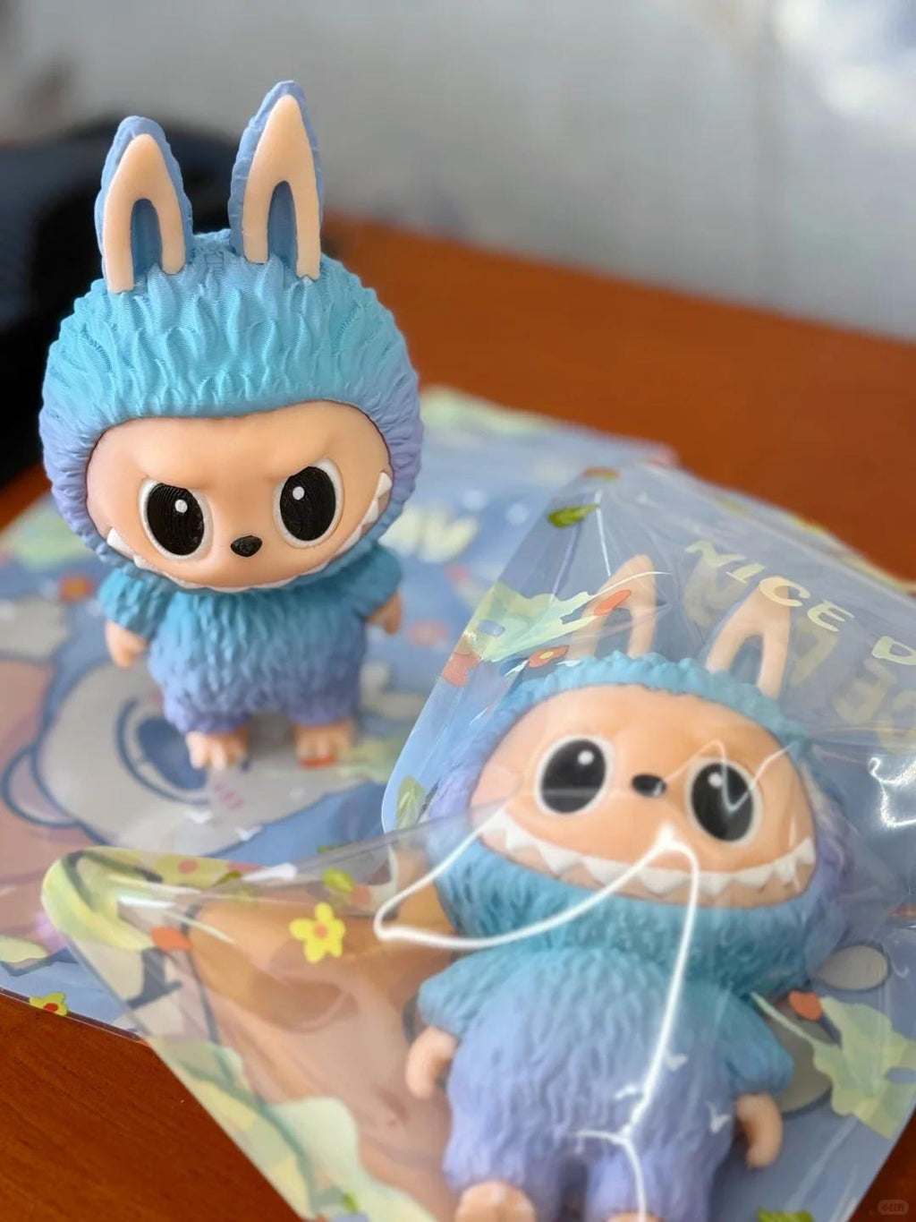 Standing Labubu 3D Model STL File, Labubu Bagcharm Keychain STL OBJ