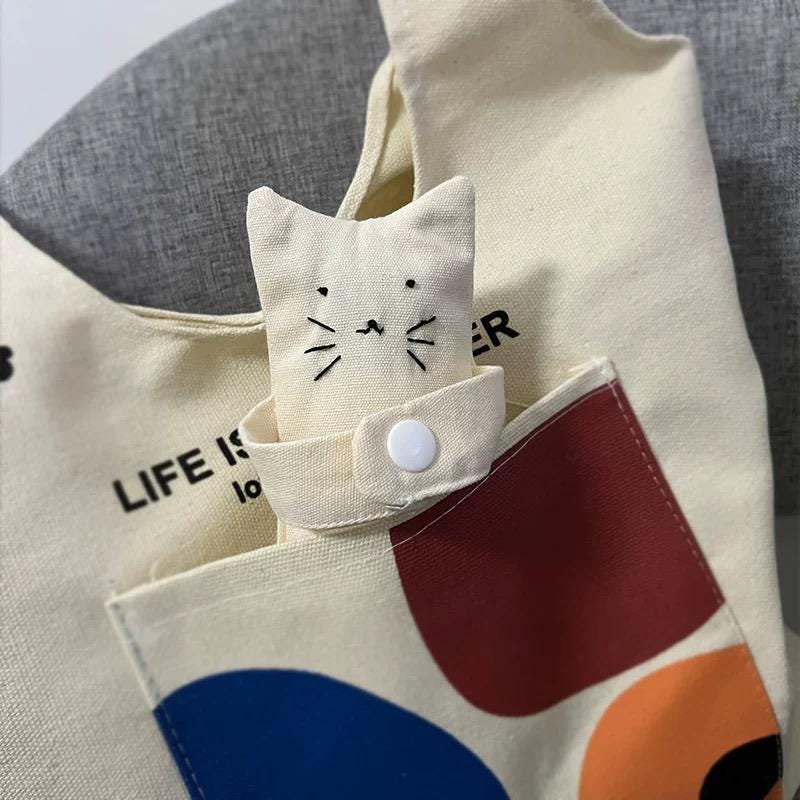 Hugging Cat Plush Sewing Pattern PDF | Black Cat Stuffed Animal DIY with tutorail | Fluffy Toy | Cat Plush | Curtain Tieback | Cute Decor