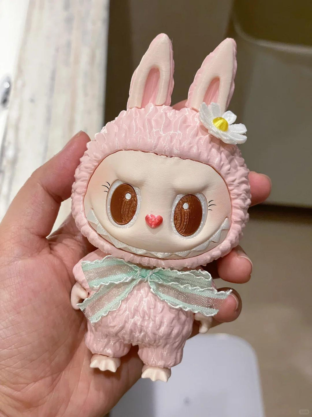 Standing Labubu 3D Model STL File, Labubu Bagcharm Keychain STL OBJ