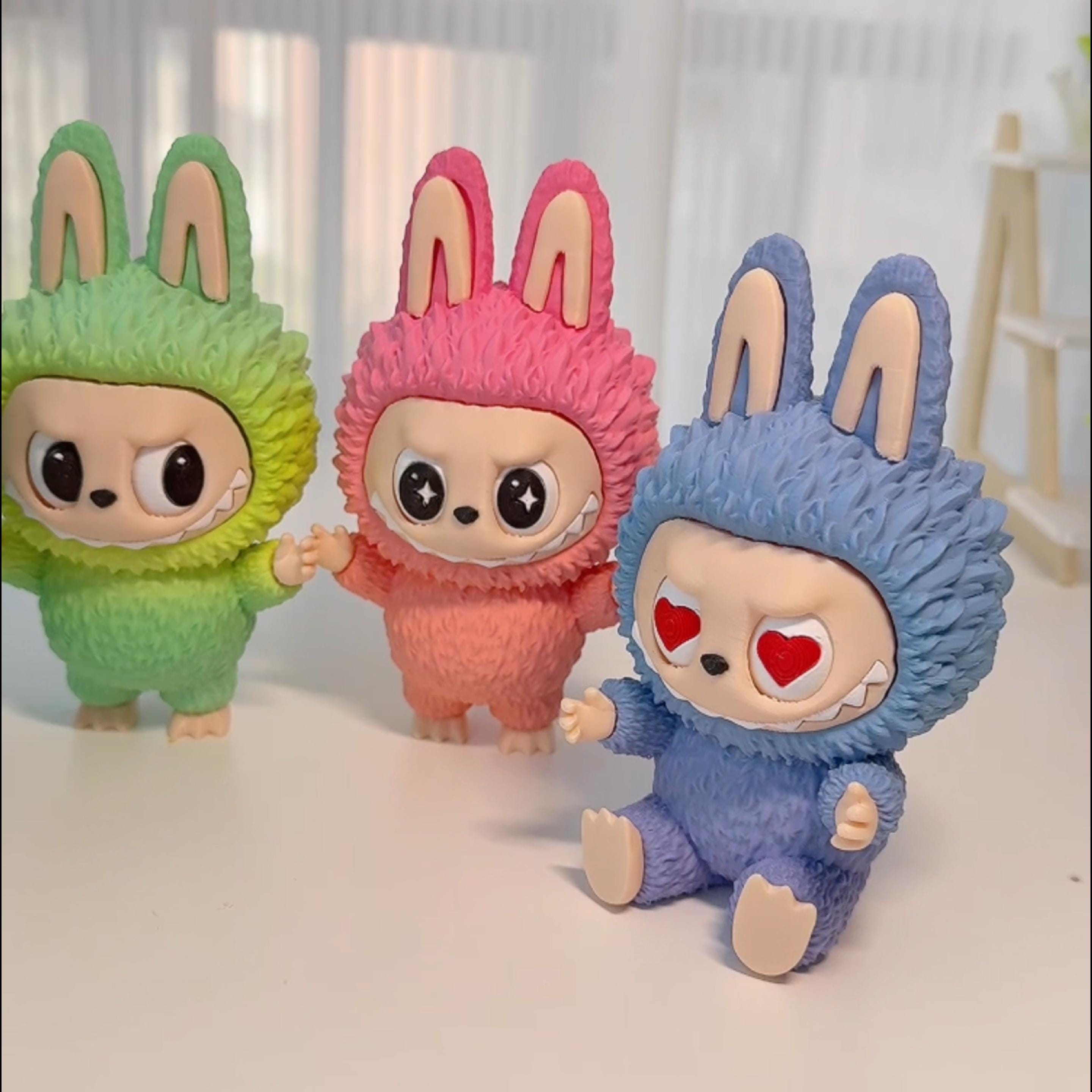 Labubu 3d Print Model STL File Labubu accessories, Labubu Face Changing 3D Printed Cutter Labubu Accessories Labubu Bagcharm Gift for Kids