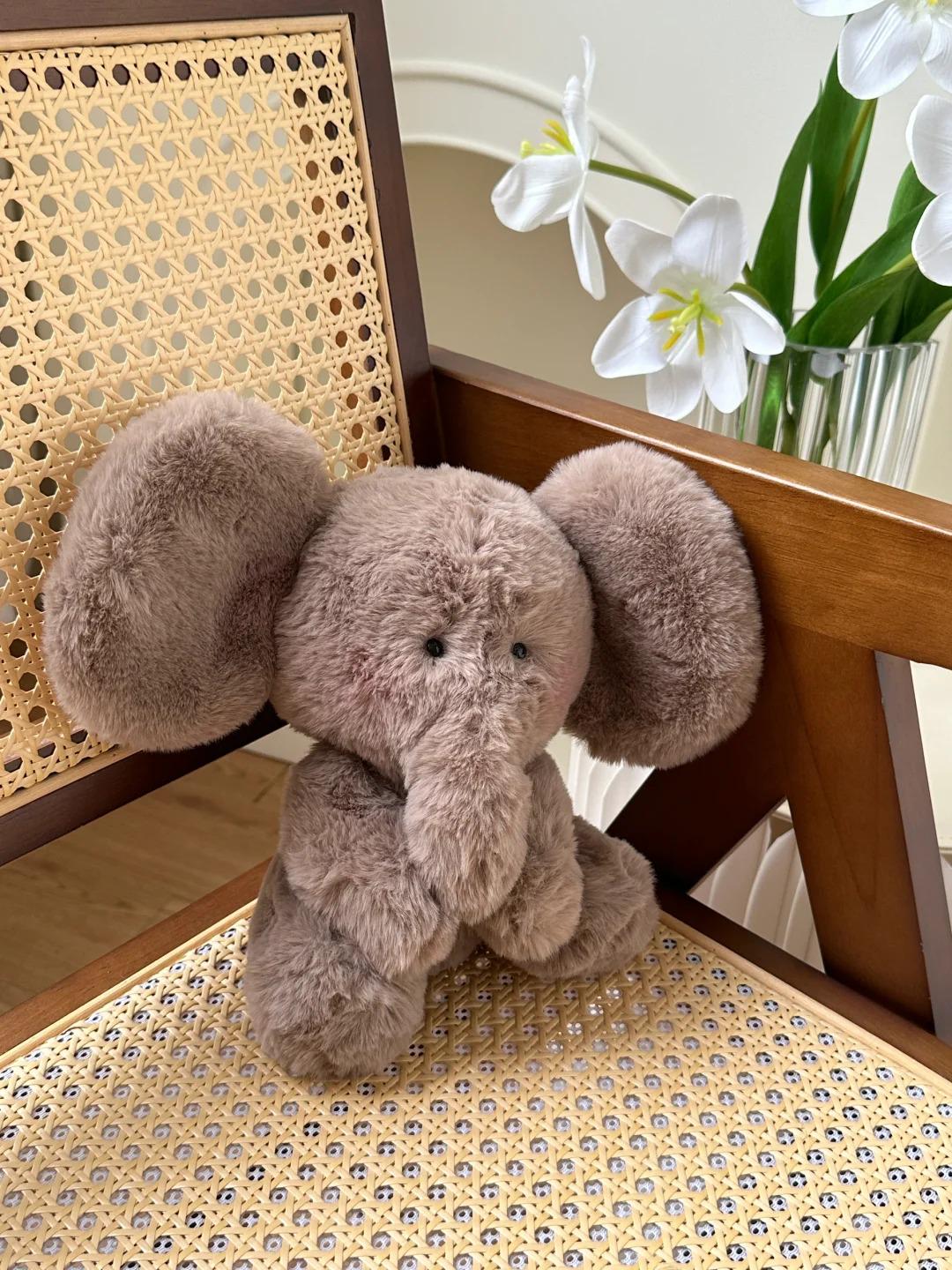 Stuffed Elephant Sewing Pattern PDF – DIY Plush Elephant Soft Toy Pattern with Video Tutorial
