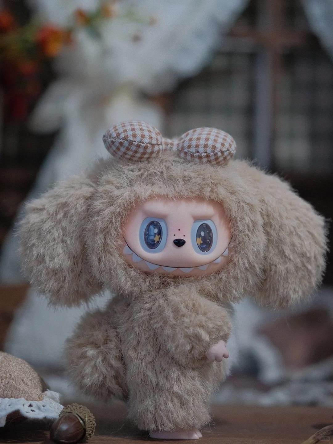 Labubu Dog Sewing Pattern with Video Tutorial, Labubu Plush Outfit DIY Pattern, Bag Charm Labubu Accessories