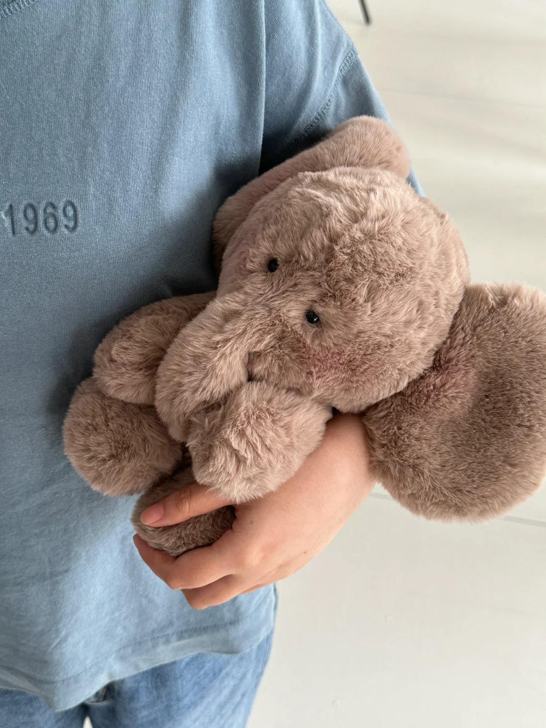 Stuffed Elephant Sewing Pattern PDF – DIY Plush Elephant Soft Toy Pattern with Video Tutorial