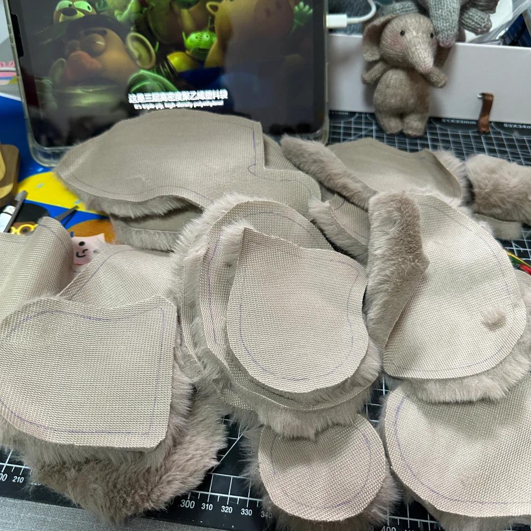 Stuffed Elephant Sewing Pattern PDF – DIY Plush Elephant Soft Toy Pattern with Video Tutorial