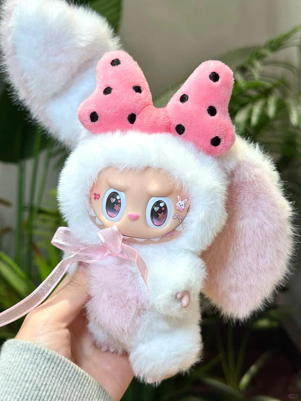 Labubu Dog Sewing Pattern with Video Tutorial, Labubu Plush Outfit DIY Pattern, Bag Charm Labubu Accessories