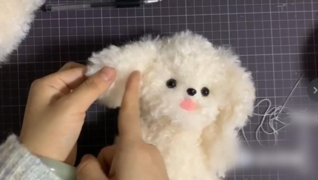 Teddy Dog Sewing Pattern with Video Tutorial DIY Teddy Dog Sewing Pattern for Beginner Softies DIY Pattern Kids Toy Pattern Instant Download