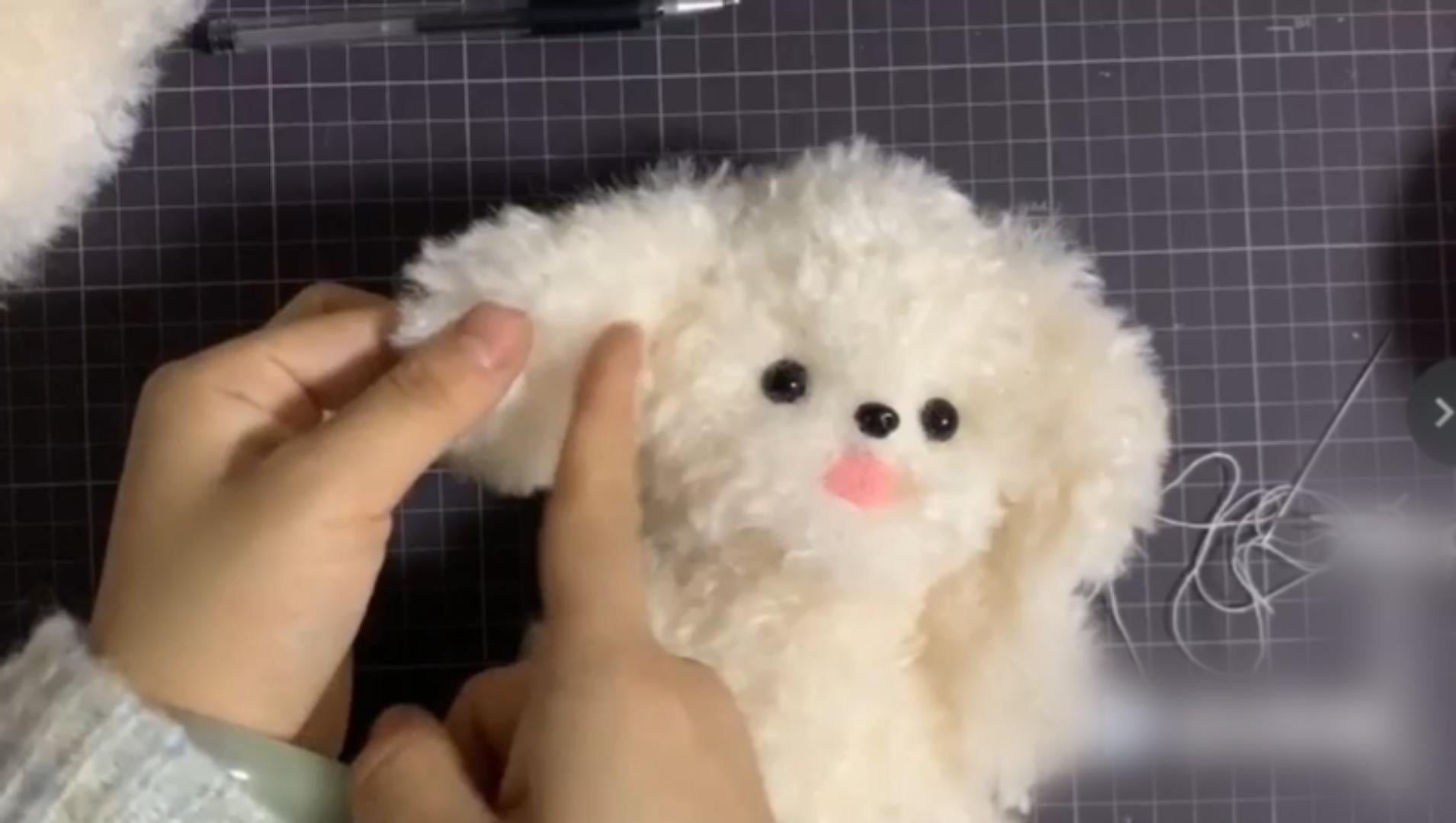 Teddy Dog Sewing Pattern with Video Tutorial DIY Teddy Dog Sewing Pattern for Beginner Softies DIY Pattern Kids Toy Pattern Instant Download