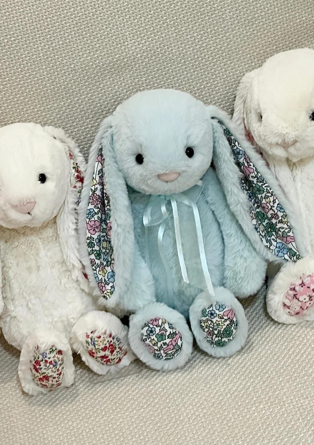 Jellycat-Style Bunny Sewing Pattern – PDF Soft Toy Rabbit Plushie Pattern