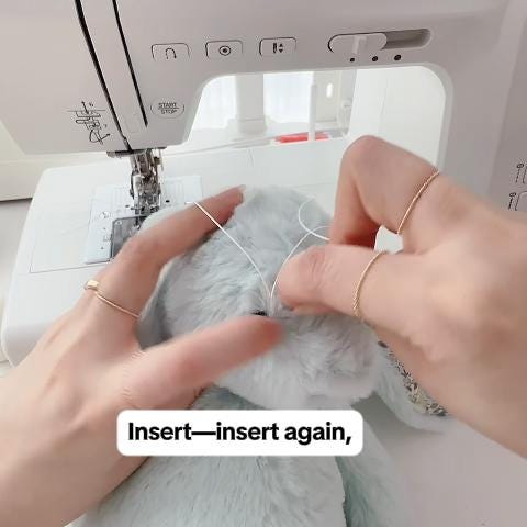 Jellycat-Style Bunny Sewing Pattern – PDF Soft Toy Rabbit Plushie Pattern