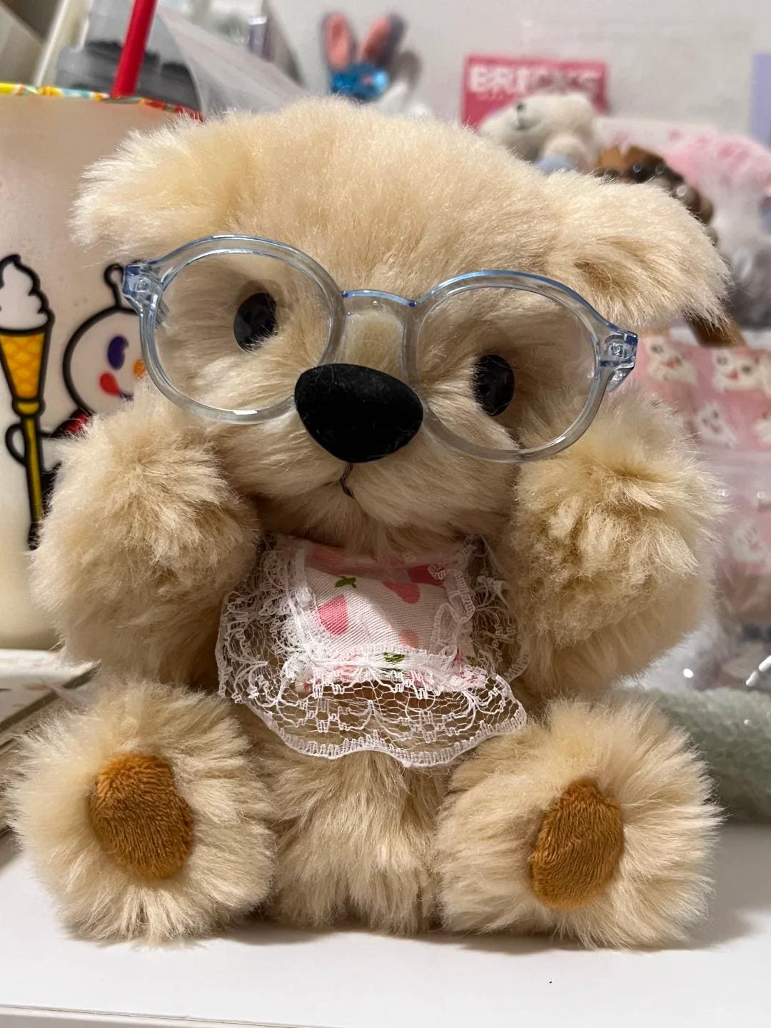 Stuffed Teddy Dog PDF Sewing Pattern with 2 hours Video Tutorial Dog Sewing Patterns Stuffed Toys Softies Baby Dog Plushie Pattern DIY PDF