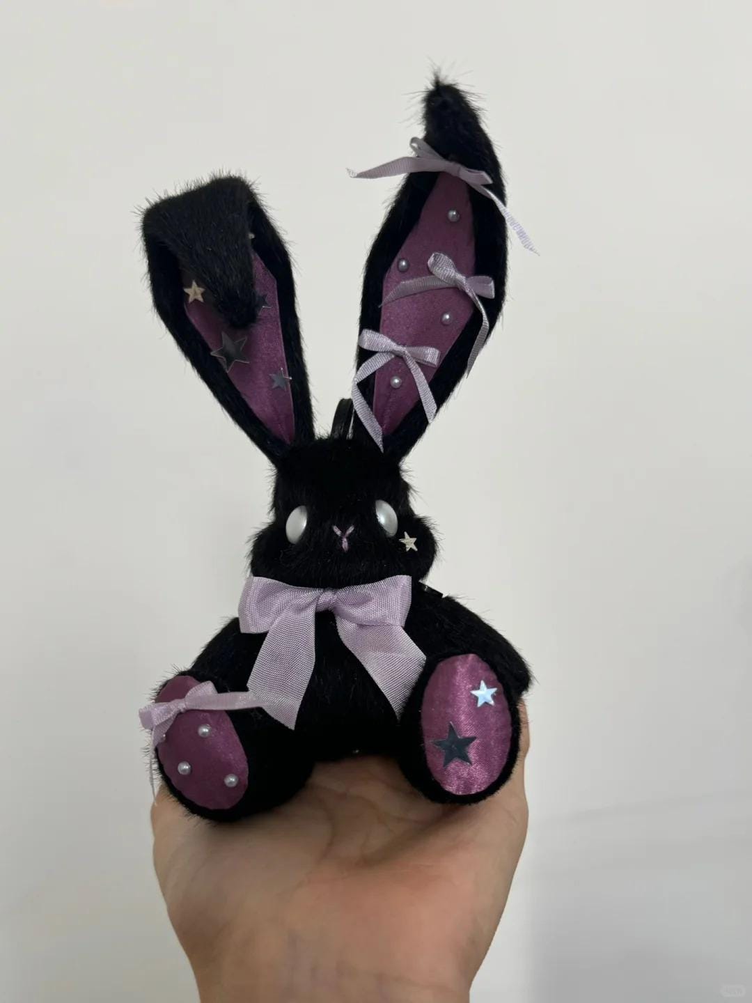 Spooky Bunny Sewing Pattern + 3h Video Tutorial, Stuffed Rabbit Sewing Patterns, Stuffed Bunny Soft Toy Pattern Bag Charm Halloween Gift