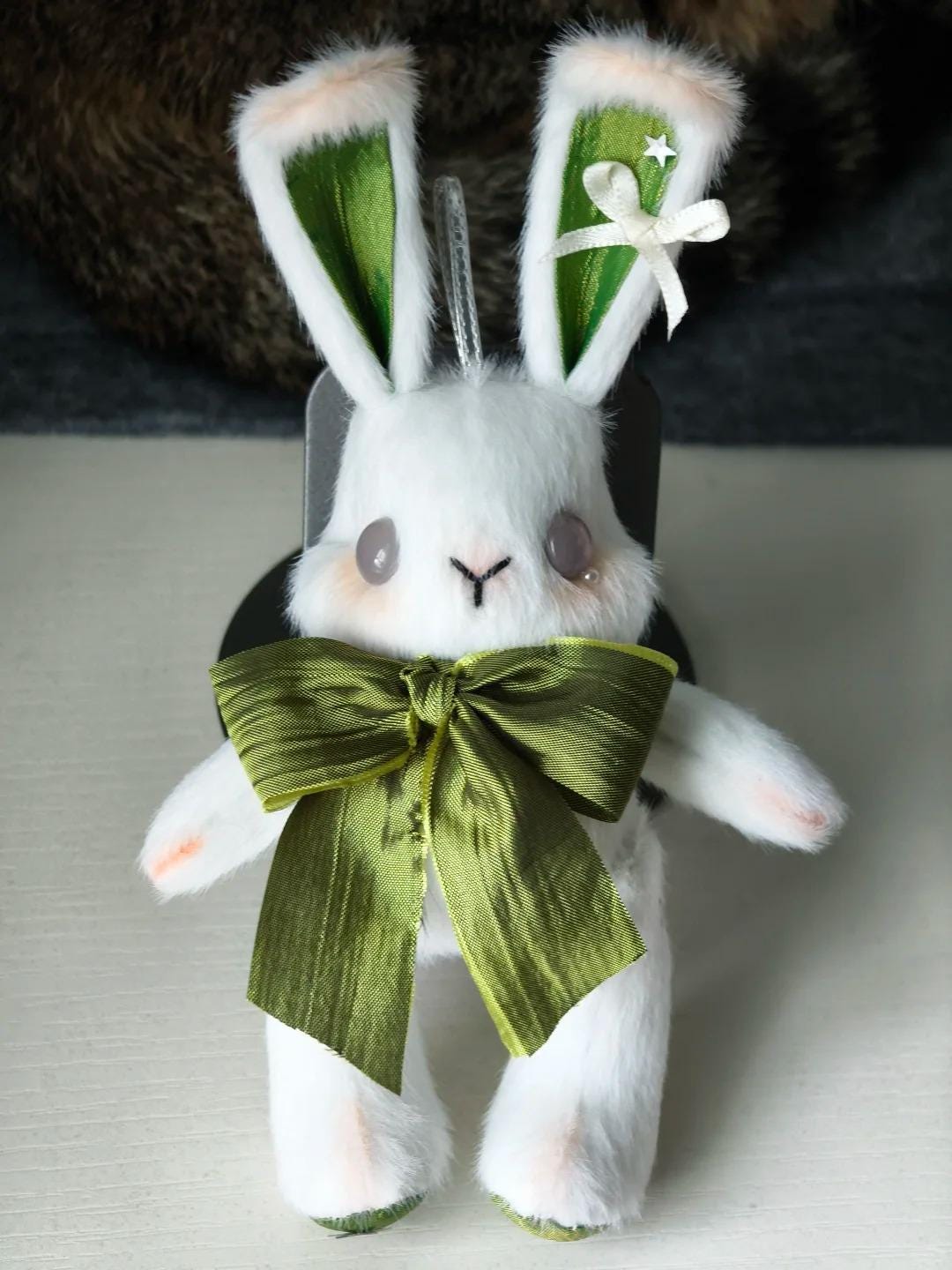 Spooky Bunny Sewing Pattern + 3h Video Tutorial, Stuffed Rabbit Sewing Patterns, Stuffed Bunny Soft Toy Pattern Bag Charm Halloween Gift