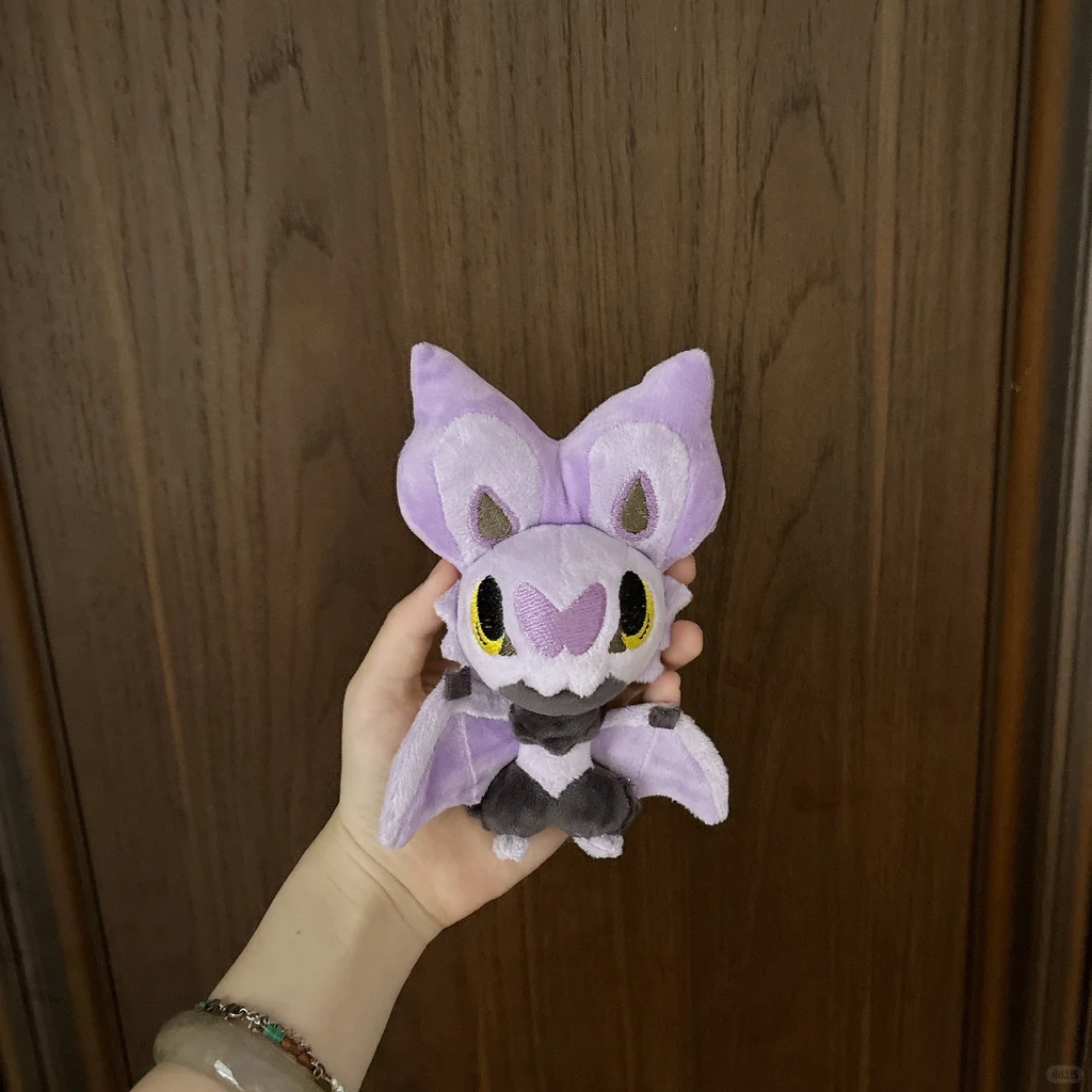 Handmade Noibat-inspired bat plush sewing pattern front view