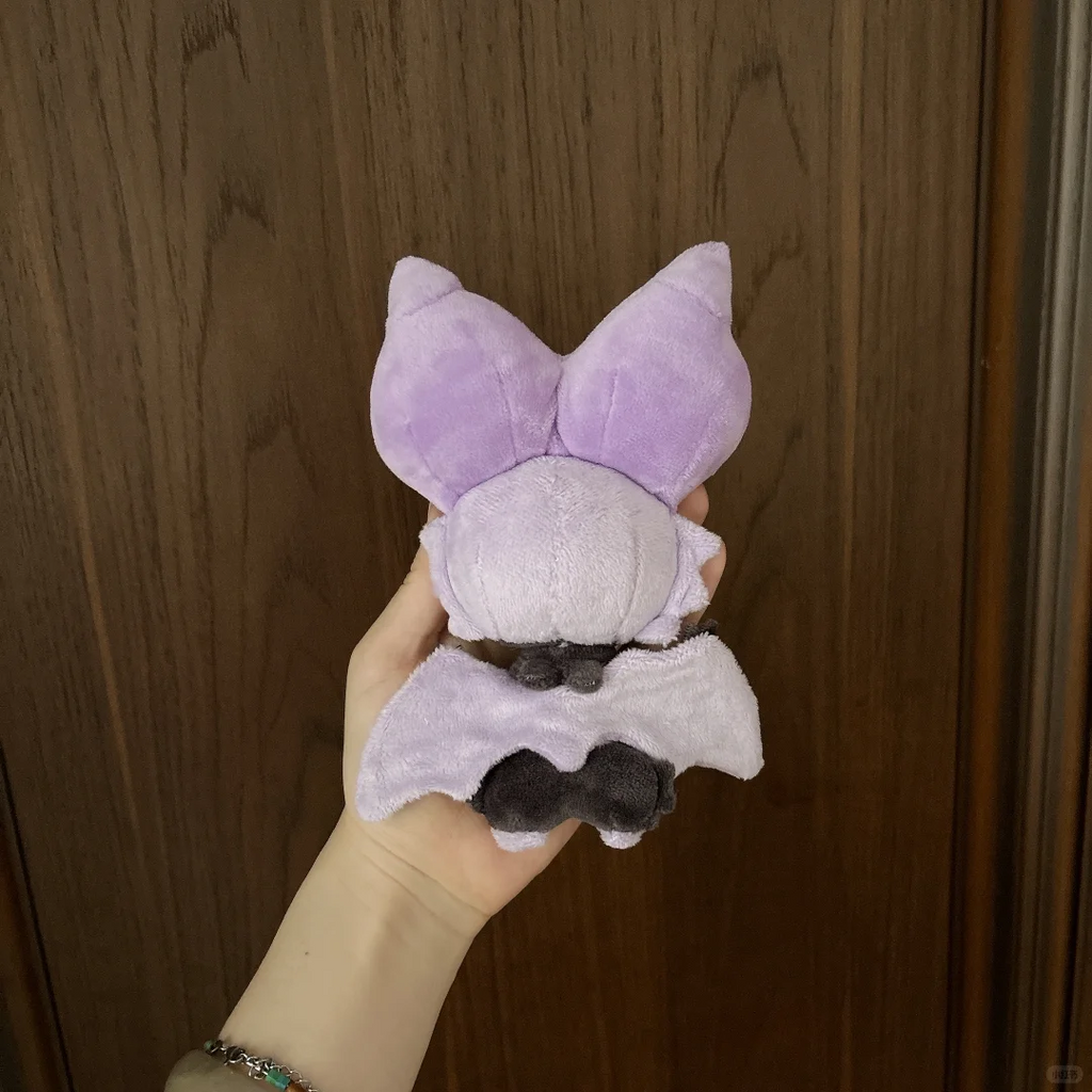 Noibat bat plush sewing pattern finished toy back view