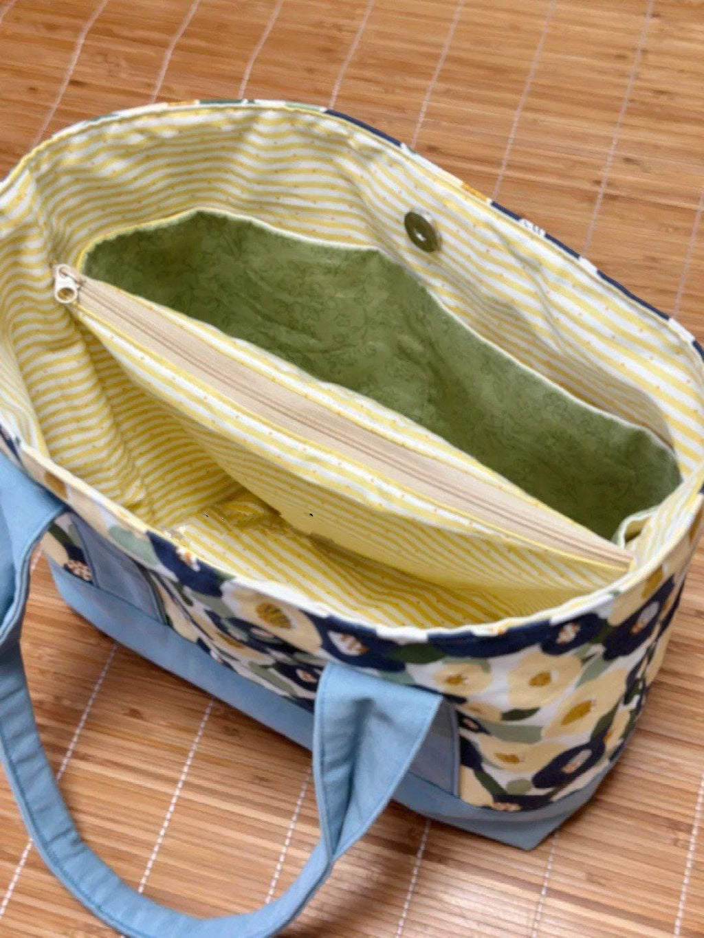 Large Canvas Beach Boat Tote Bag Sewing Pattern Easy Beach Bag Pattern with Step by Step Video Tutorial Grocery Bag Sewing Pattern PDF