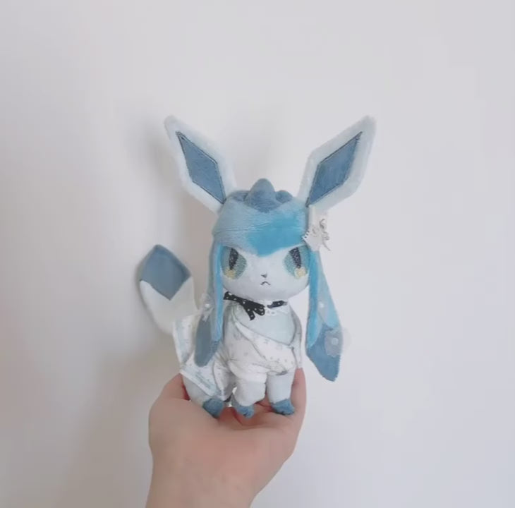 Eevee Sewing Pattern PDF Kawaii Pokemon Plush Bag Charm Handmade Gift for Pokemon Lover and Cute Things to Sew Instant Download